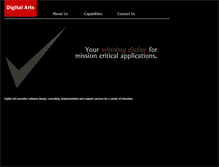Tablet Screenshot of digitalarts.com